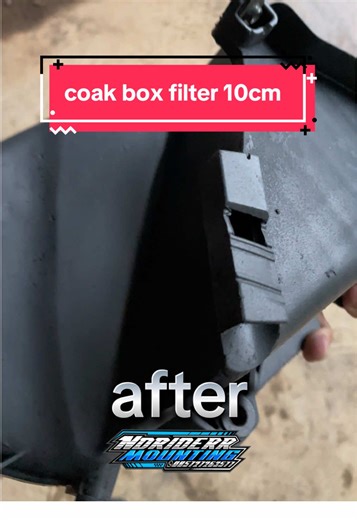 Coak Box Filter Installation for 10cm Mounting