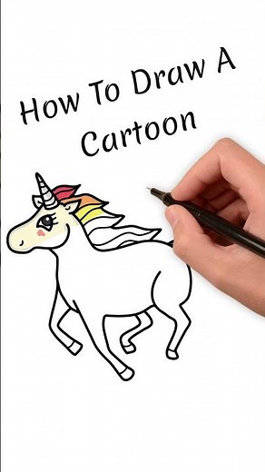 Easy Unicorn Drawing 🦄 | Learn Drawing for Kids | KidsTube