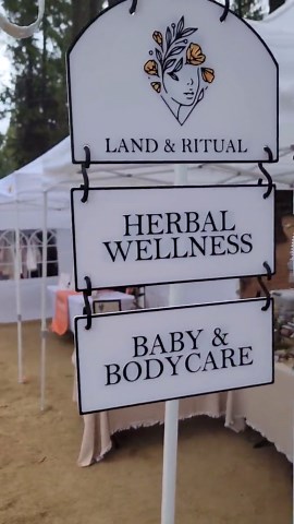 Personalized Sign for Hanging on Pop up Tents, Market Displays, Custom Retail Marketing - Etsy