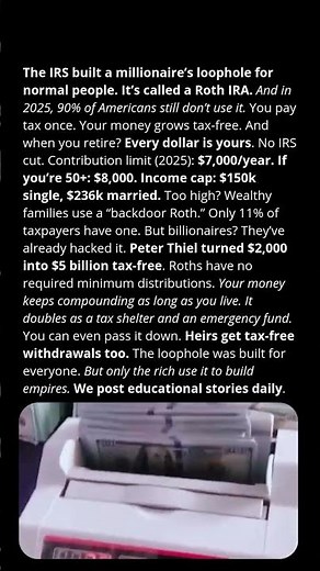 The Millionaire’s Loophole You’re Ignoring: How the Roth IRA Works (2025 Guide)