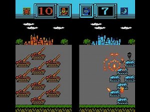 Famicom Wars (J) (NES) - Bean Island, Map 1, First Game of the 'Wars' Series | StoneMonkWisdom