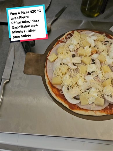Four à Pizza 420 °C avec Pierre Réfractaire, Pizza Napolitaine en 4 Minutes - Idéal pour Soirée entre Amis, 5 Modes de Cuisson, 31 cm, 1200 W. #OffresPourToi #SurvieEnFévrier #pizza #cuisine #four