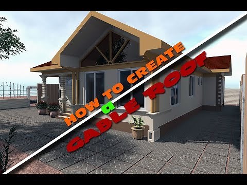 ARCHICAD: HOW TO CREATE A GABLE ROOF