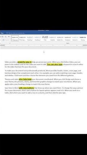How to Select Text with Similar Formatting in MS Word | One-Click Trick! ⚡ #Shorts