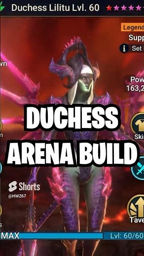 Duchess Lilitu Stone Skin Arena Build, Masteries, & Blessing | RAID: SHADOW LEGENDS