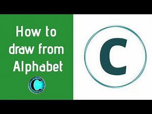 How to draw from alphabet C | Easy Drawings | Learn alphabet c with fun | alphabet c drawing
