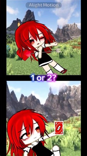 1 or 2? || Lucky Cupid ✨️💘 || #tweening #animatin #alightmotion #trending #shorts #memes #trend