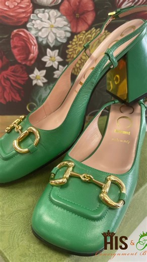 GG Horsebit Sling Pumps Size 10 👑Price: $448 ‼️30 Day Layaway Available‼️ $150 Deposit   $10 Fee ✨QUESTIONS?…TEXT 901-356-3655✨ His & Her Consignment is a resale boutique and is not affiliated, associated, or endorsed by any of the brands posted and are being sold under the Nominative Fair Use Act which states selling authentic branded items is not considered trademark infringement. All brands are preowned and 100% authentic. OPEN Tuesday thru Saturday 10a - 4p 875 West Poplar Ave Shops of Coll