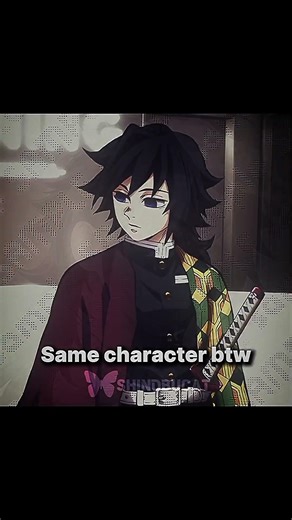 Same character btw...😋💖 #giyuutomioka #giyu #demonslayer #kny #foryou #trendingshorts