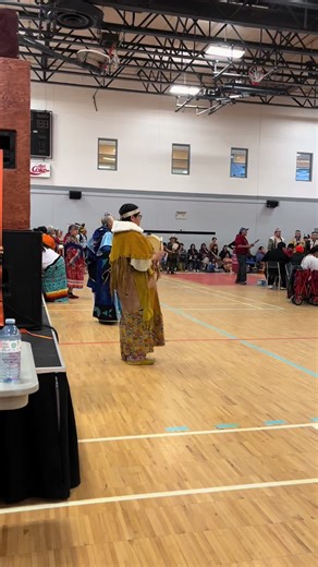 Me & my traditional dress. Northern College Pow Wow. 2025