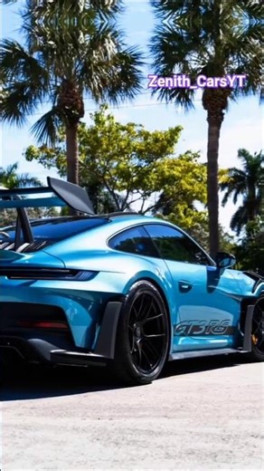 BEST PORSCHE 911 GT3 RS BLUE AND BLACK 💙🖤#bmw #porsche #phonk #viral #blue #black #Zenith_CarsYT