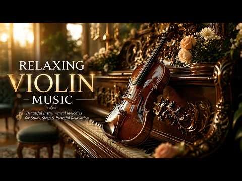 Relaxing Violin Music 🎻 Beautiful Instrumental Melodies for Study, Sleep & Peaceful Relaxation
