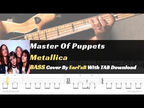 Metallica - Master Of Puppets_Bass Cover Solution No.192 with TAB (메탈리카_마스터 오브 퍼펫츠 베이스 커버 타브악보 포함)