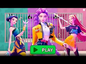 kpop demon hunters prison run! (obby) gameplay #barryprisonrun #roblox #games