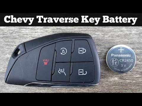 2025 CHEVY TRAVERSE Remote Key Fob Battery Replacement - How To DIY Change Replace Key Batteries