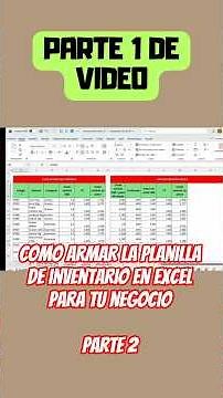 How to automate the inventory spreadsheet in Excel, part 2 #accounting #excel