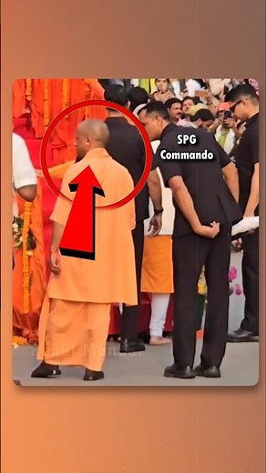 योगी आदित्यनाथ का एक इशारा और SPG कमांडो तुरंत एक्शन में! 😳 मोदी जी भी रह गए हैरान! #shorts #modi
