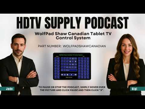 WolfPad Shaw Canadian Tablet TV Control System