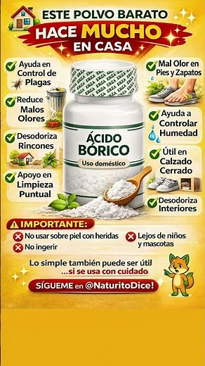 ⚠️ NO ES TALCO… ES ÁCIDO BÓRICO 😳 ¿LO ESTÁS USANDO MAL