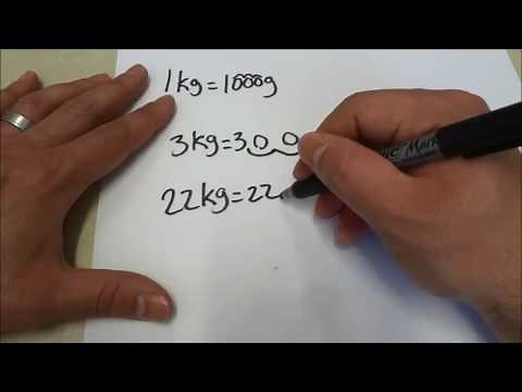 Converting Kilograms To Grams-Math Lesson