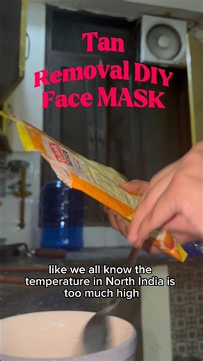 Instant Tan Removal Face Mask at Home ✨ | De-Tan in 10 Minutes