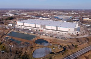 Wow! New drone video shows full size of huge Amazon warehouse being built in Clay