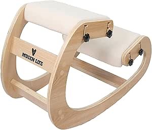 Ergonomic Adjustable Kneeling Chair for Back Pain Relief - Office Desk Posture Stool with Multiple Height Adjustments - Improves Posture & Comfort