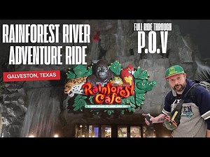 Rainforest Cafe Galveston Texas River Adventure Ride POV