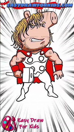 Thor Drawing is so cool right? | How To Draw Thor | Marvel Drawing | Avengers | Drawing