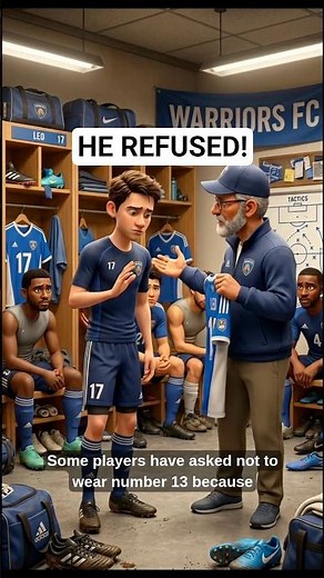 Why Footballers Fear Jersey Number 13 😨⚽ #shorts #football #soccer