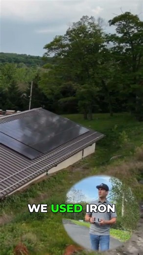 Aerial View of Massive Solar Panel Roof #solarinstallation #construction #satisfying