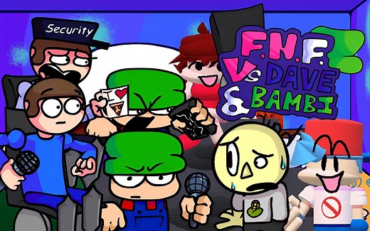 第22次更新！FNF超优质MOD Vs. Dave and Bambi 3.0全流程