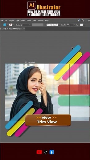 How to Enable Trim View in Adobe Illustrator
