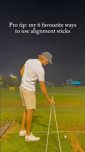 My 6 favourite ways to use alignment sticks! #golfswing #golf