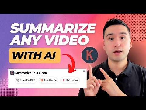 How To Summarize Any YouTube Video In Just 1-Click With AI (ChatGPT, Claude, & Gemini)