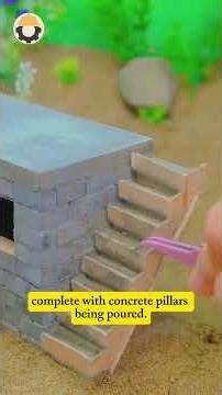 The Ultimate Miniature Architecture Project Realistic DIY House Construction #miniature #building