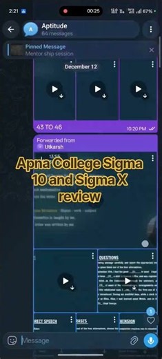 Apna College Sigma 10 and Sigma X batch best review