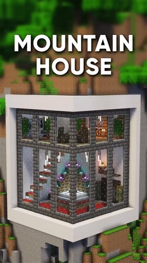 Akira on Instagram: "Minecraft Tutorial: Mountain House ⛰️ ▬▬▬▬▬▬▬▬▬▬▬▬▬▬▬▬▬▬ 🔍 Version • Java Edition 1.21.0 🌳 Resource Pack • Crops 3D • Ores 3D ☀️ Shader Pack • Complementary Shaders ▬▬▬▬▬▬▬▬▬▬▬▬▬▬▬▬▬▬ #minecraft #minecrafttutorial #minecrafthowtobuild #minecraftpe #minecraftjava"