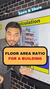 Yahya Kaludi | Civil By Yahya Sir on Instagram: "How To Calculate Floor Area Ratio (FAR) For A Building? Calculating the Floor Area Ratio (FAR) for a building involves determining the total floor area of all floors in the building relative to the area of the lot or parcel of land on which the building is situated. The FAR is typically used in zoning regulations to control the density of development in a given area. Here’s how you can calculate it: 1. **Determine the Total Floor Area**: 2. **Calc