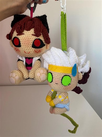 Marvel Rivals Inspired Gambit and Rogue Plush/key Chain/crochet Gambit and Rogue Plush Keychain - Etsy
