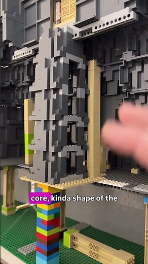 LEGO mountain building techniques #lego #legocity #legos #legomoc