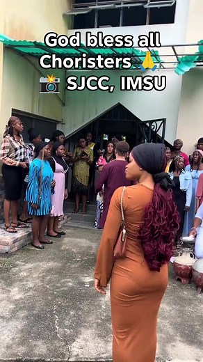 God bless all Choristers 🙏 📸 SJCC, IMSU #choir #choirlife #choirfamily | Naija Choristers