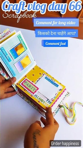 Mini Scrapbook Album✨️ #shorts #scrapbooking #scrapbook #craft #ytshorts #foryou #trending #viral