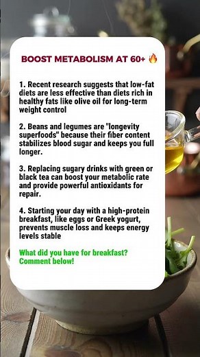 How to Boost Metabolism After 60 🔥 #shorts