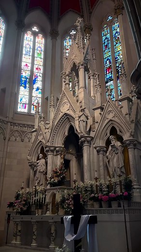 Long Nguyen on Instagram: "†The High Altar (Altare Summum, Altare Majus) is so called from the fact that it is the chief altar in a church and because it is raised on an elevated plane in the sanctuary, where it may be seen simultaneously by all the faithful in the body of the church. It symbolizes Christ, and it serves at the same time as the banquet table on which He offers Himself through the hands of the priest to the Eternal Father, for Christ is present in our churches not only in a spirit