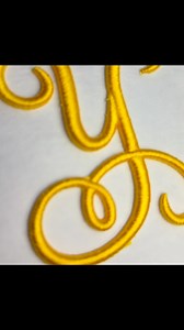 Apex 3D Puff Embroidery ❤️ a big one ❤️ #monogramfont #monograms #monogramming #monogramgoals | Apex Embroidery Designs