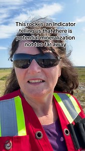 The mineralized rock we found on the top of the hill was an indicator that there may be mineralization in the area. #mineralization. #prospecting #rock | Wild Earth Treasures