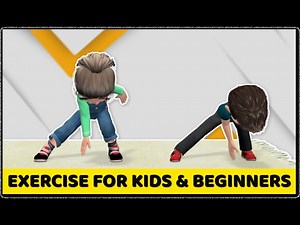 10-MIN EXERCISE TO DO AT HOME - KIDS & BEGINNERS - Videos For Kids