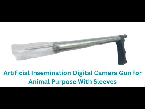Digital AI Gun Veterinary with Camera (Endoscopic)/ Artificial Insemination / Waterproof AI Gun SS