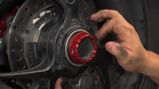 Ducati Single-Sided Swingarm Bearing Maintenance! #mechanic #mechanicmia #automotive #repair #restoration #viral #shorts #reels | Mechanic Mia